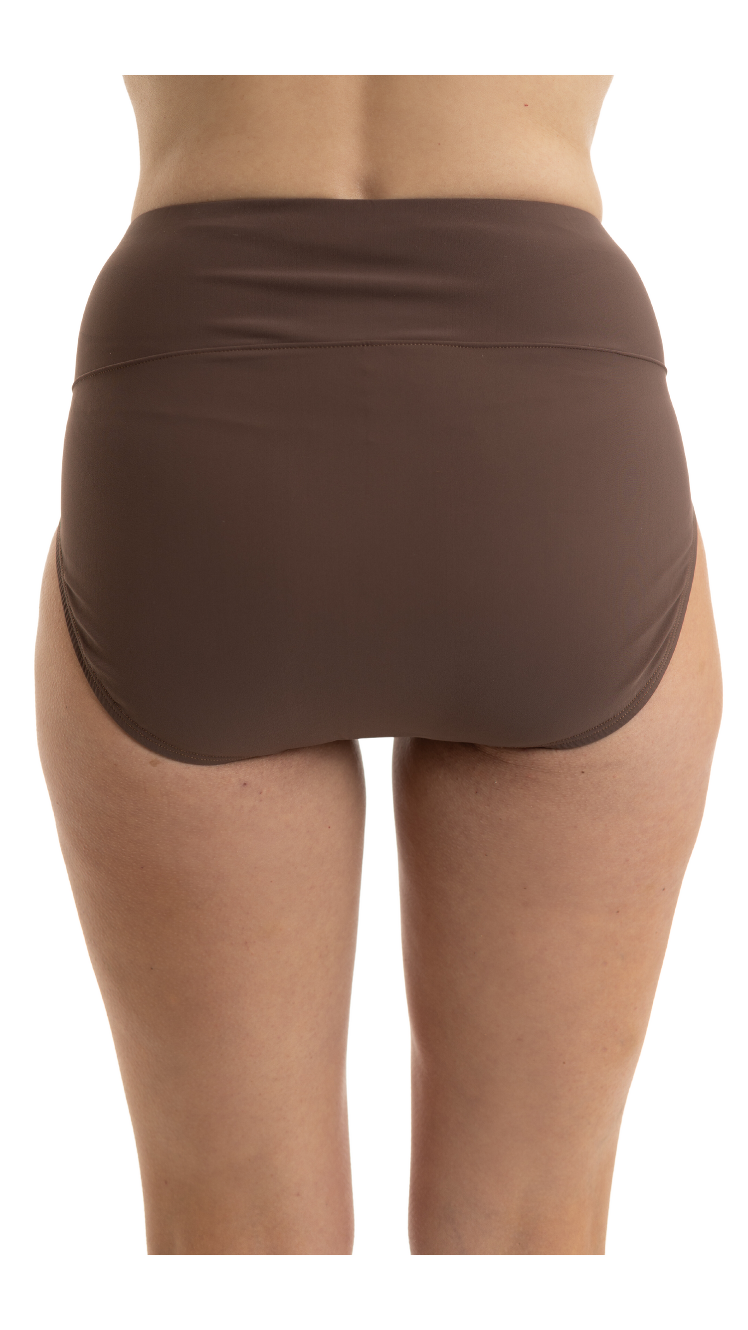 Hi-Rise Bikini Bottom, Driftwood Brown