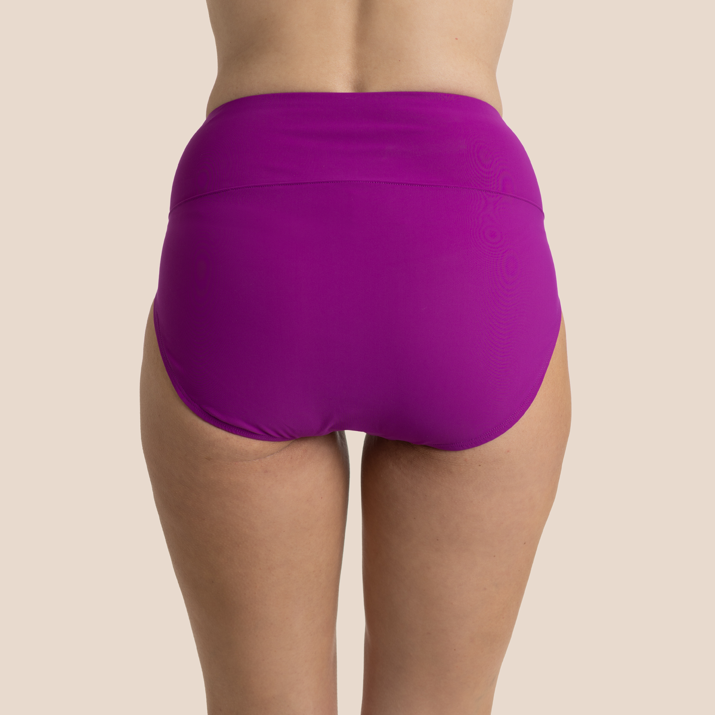 Hi-Rise Bikini Bottom - Plum